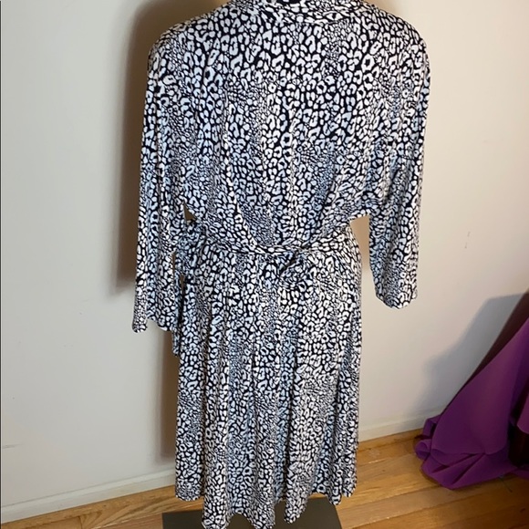Liz Claiborne woman Dress Black and Print size 1X - Picture 8 of 10